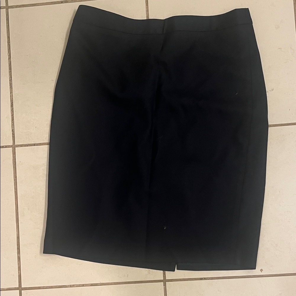 J. Crew Classic Black Pencil Skirt